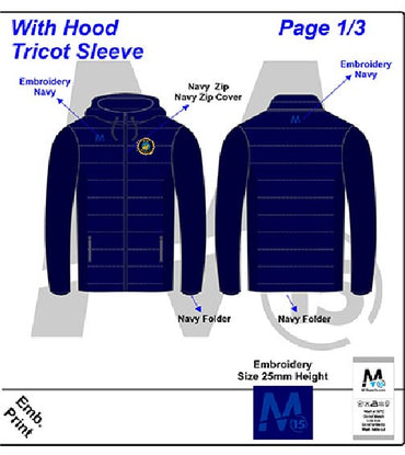 M15 Study Hybrid Jacket - Navy