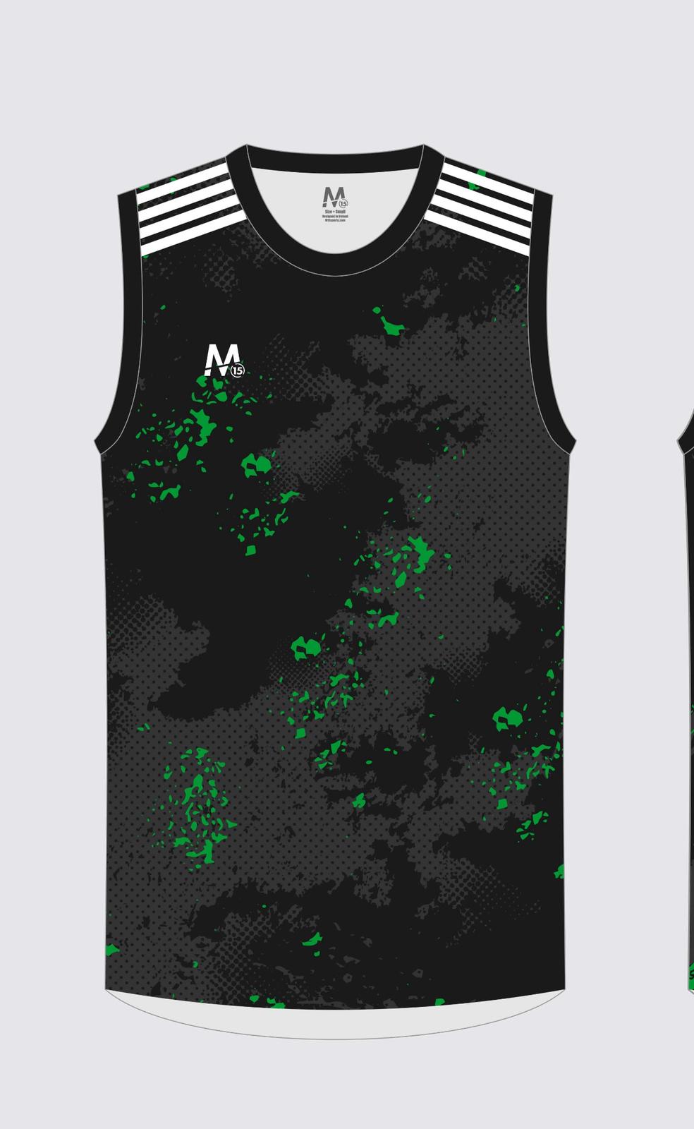 M15 Athletico 2 Vest -Black/Green