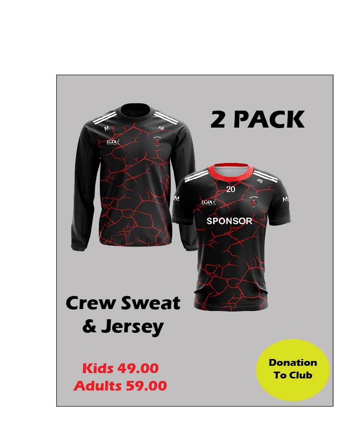 Brigid O'Neills 2 Pack - Crew/Jersey - Adults