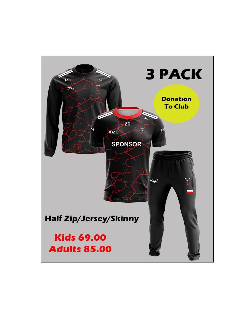 Brigid O'Neills - 3 Pack - Crew/Jersey/Skinny - Adults