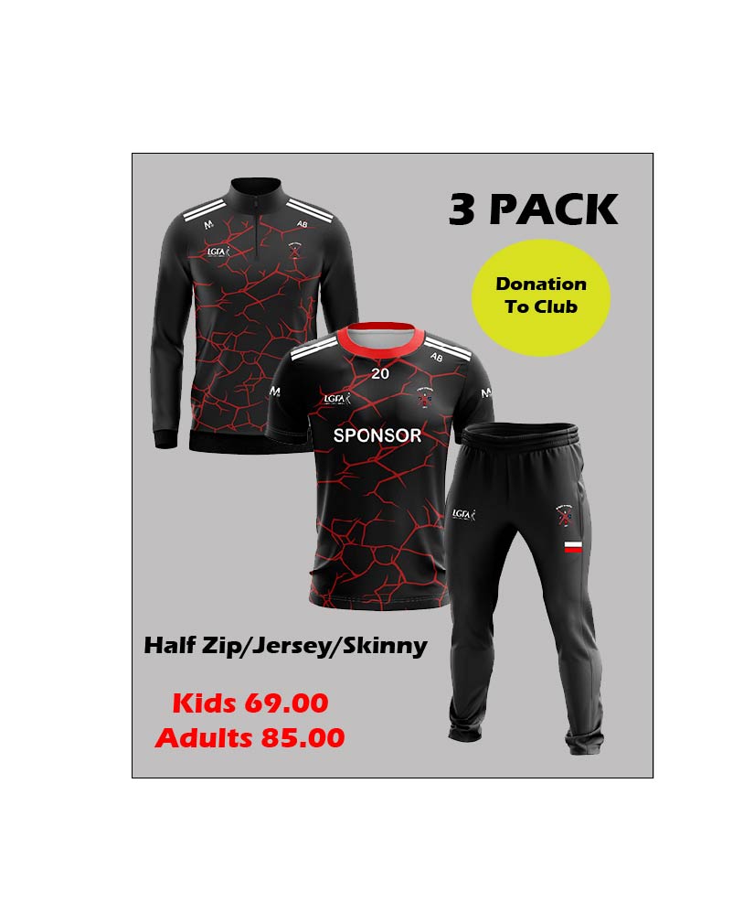 Brigid O'Neills 3 Pack - Half Zip/Jersey/Skinny- Kids