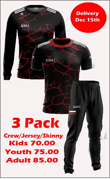 3 Pack  Crew/Jersey(Blk)/Skinny