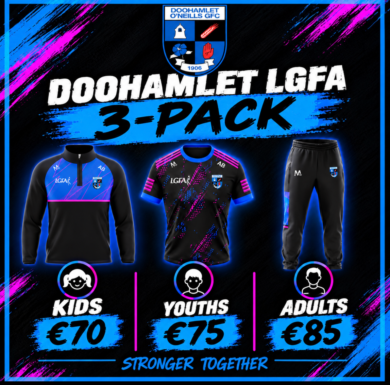 Doohamlet Lgfa 3 Pack - Half Zip