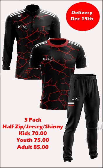 3 Pack Half Zip/Jersey (Blk)/Skinny