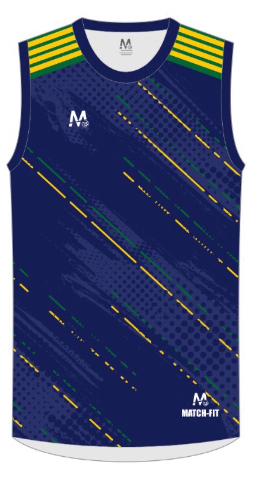 M15 Athletico Vest -Nvy/Grn/Amb