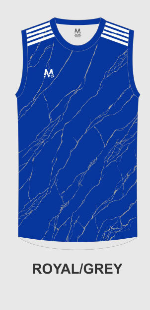 M15 Athletico 2  Vest -Royal/Grey