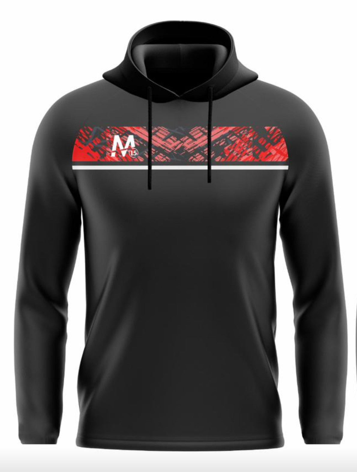 Moza Hoody - Black Red