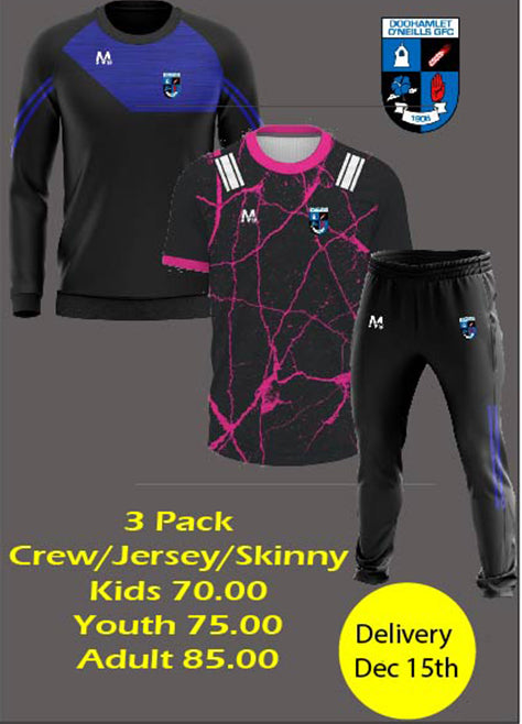 Doohamlet 3 Pack Crew/Jersey/Skinny (Pink)