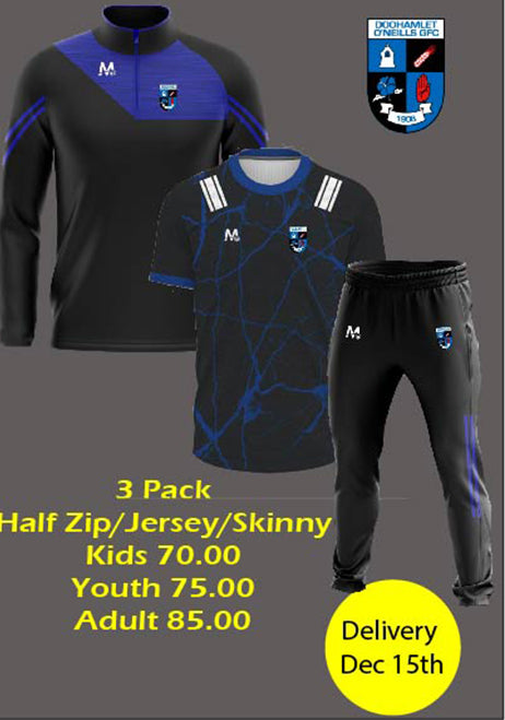 Doohamlet 3 Pack - Half Zip/Jersey/Skinny (Blue)