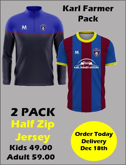 Bawn Fc 2 Pack - Half Zip/Farmer Motors Jersey
