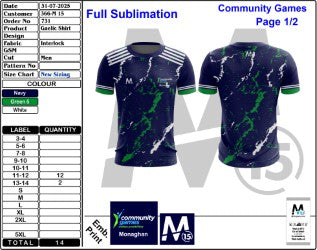 Monaghan Community Games Set
