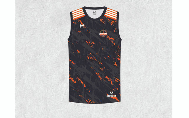 La Gym Vest -Blk/Orange