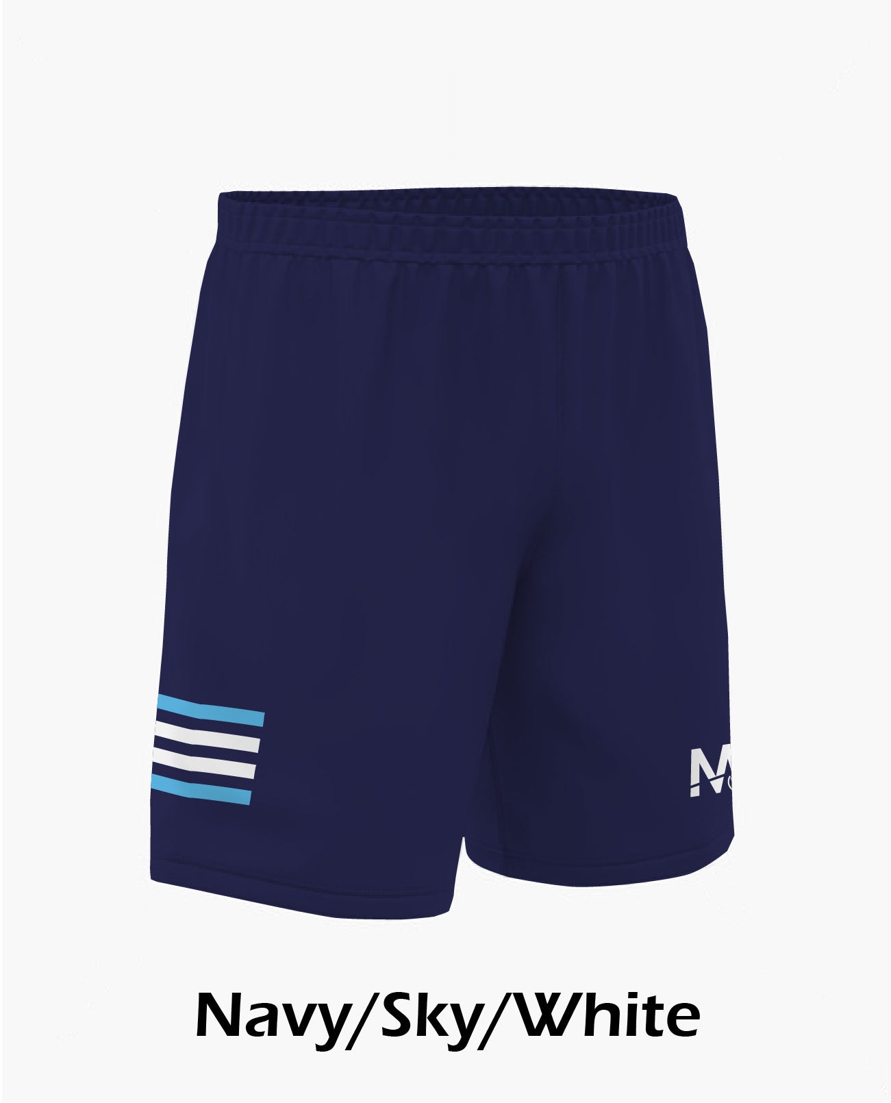 M15 Croker 3 Shorts - Navy/Sky/White