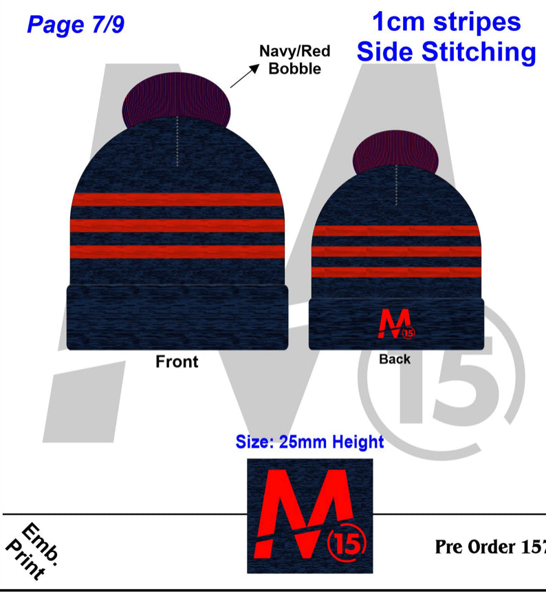 M15 Team Bobble - Nvy/Red