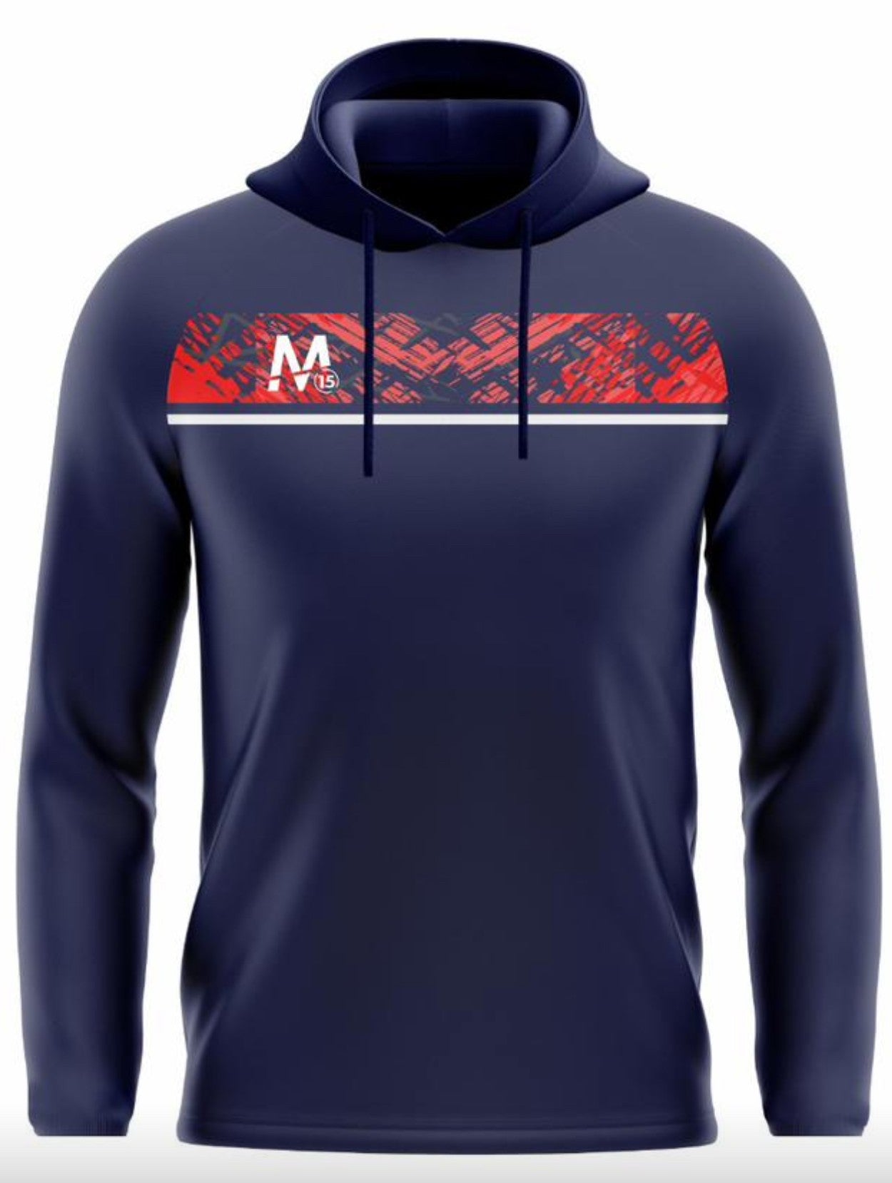 Moza Hoody - Navy/Red/White