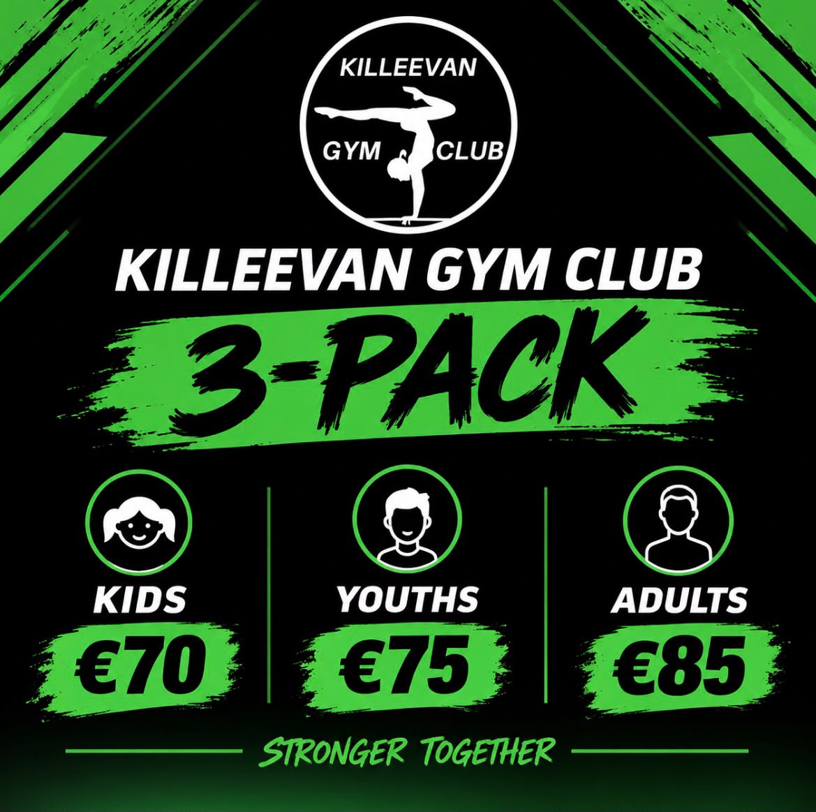 Killeevan Gym 3 Pack - Half Zip/Jersey/Skinny