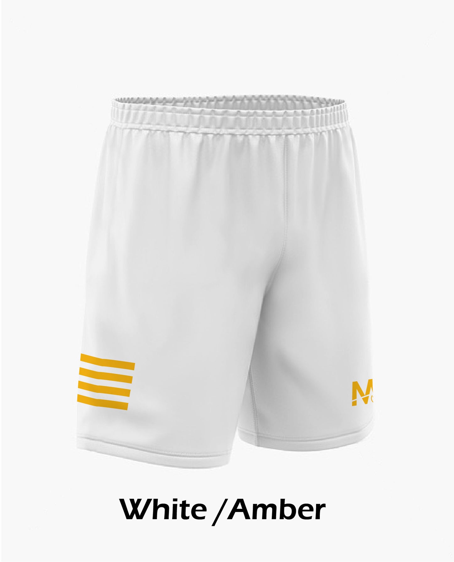 M15 Croker 3 Shorts - White/Amber