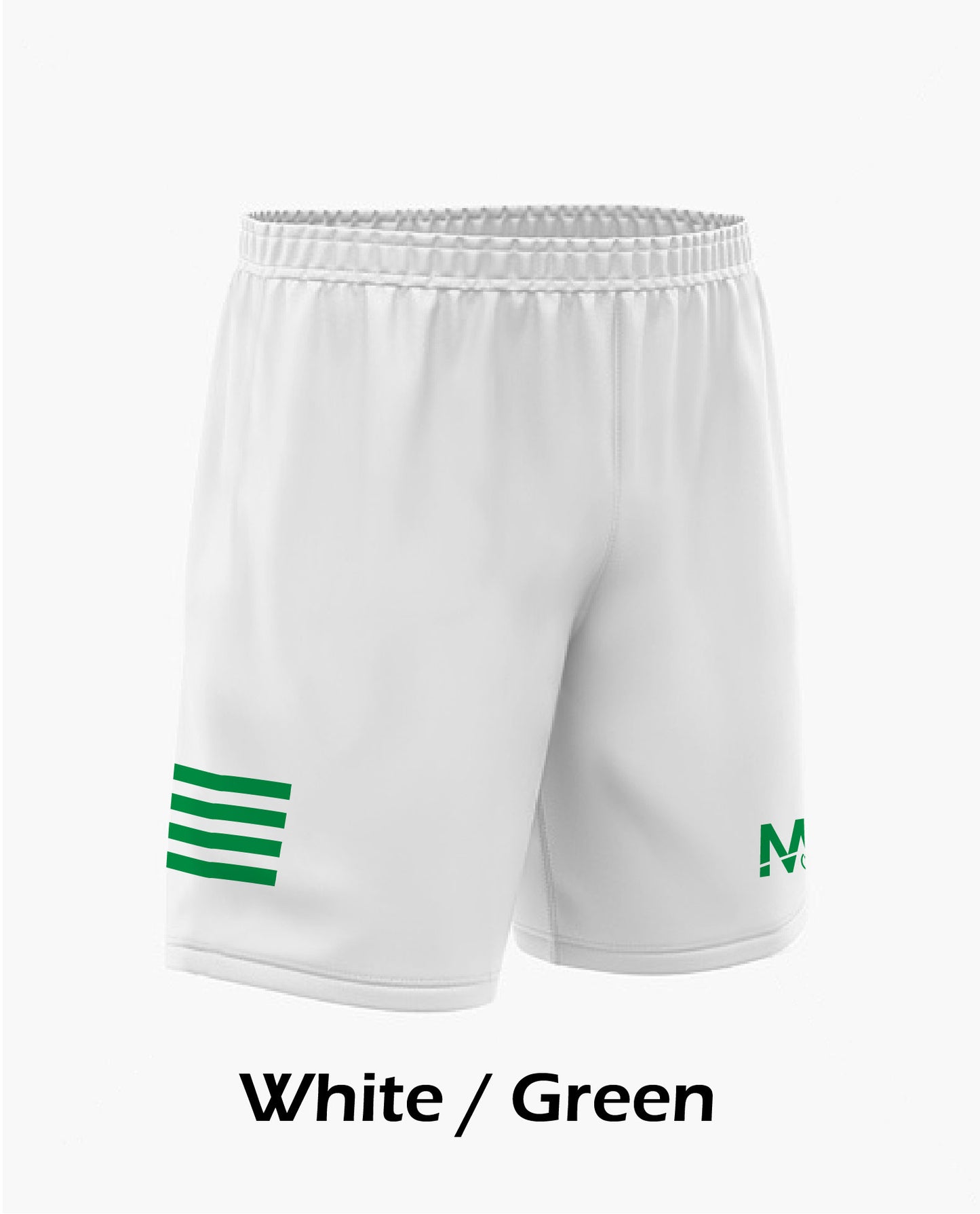 M15 Croker 3 Shorts -White/Green