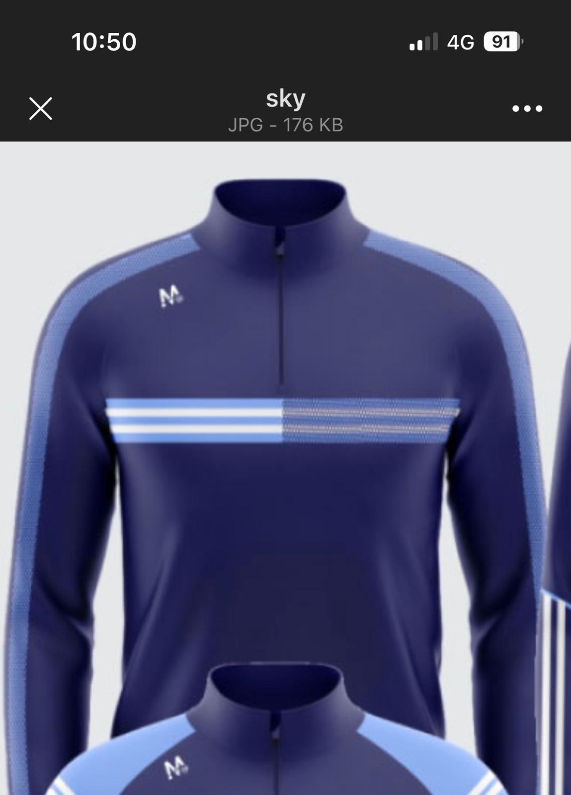 Mesh Half Zip