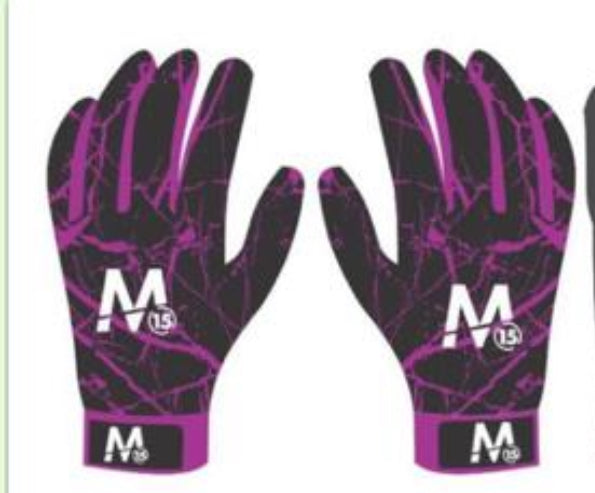 M15 Web Gloves - Blk/Pink