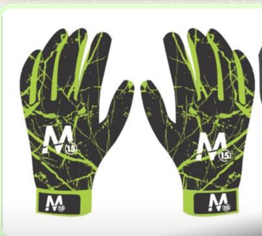 M15 Web Gloves - Blk/Lime