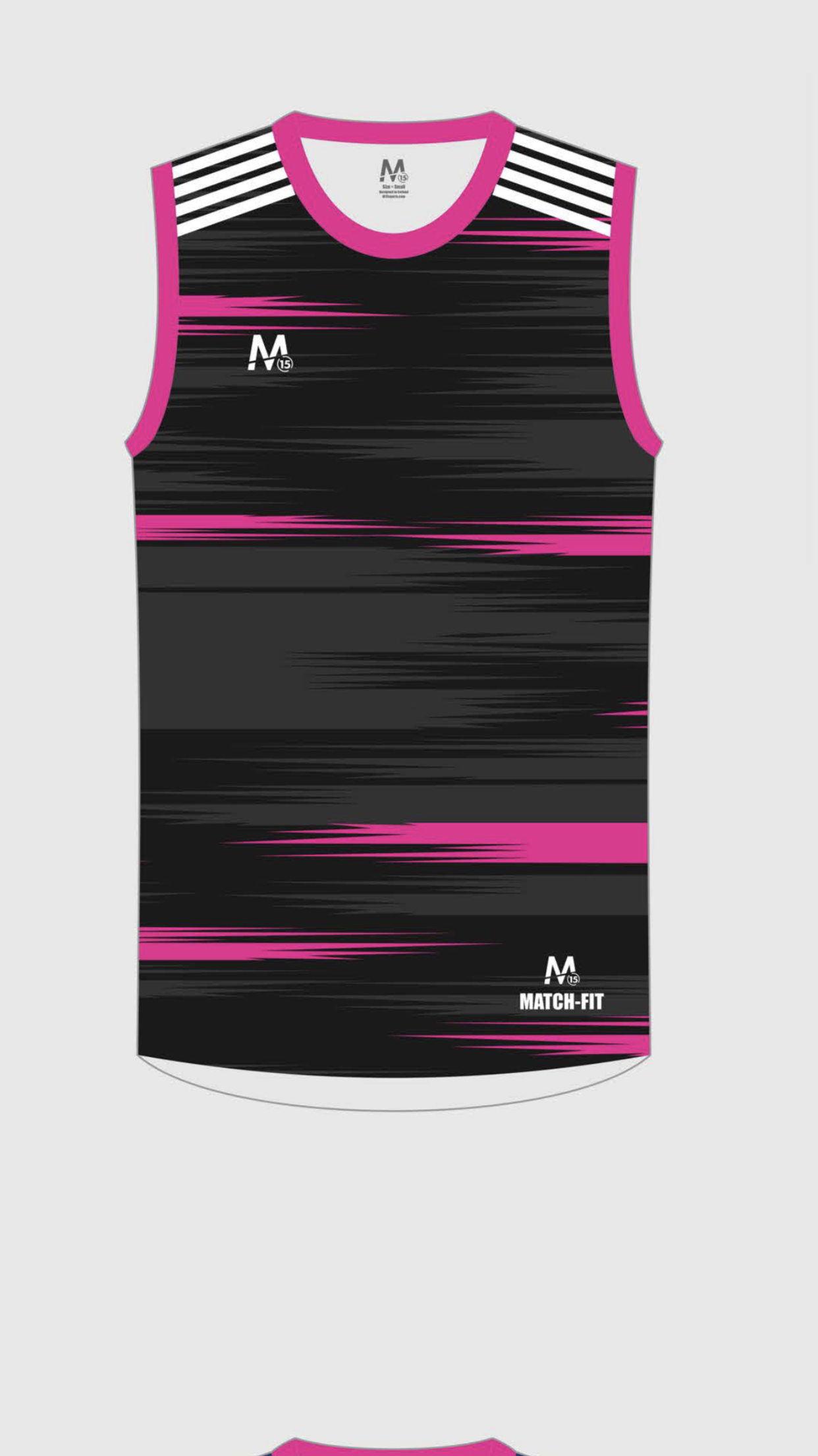 M15 Athletico Vest -Blk/Pink