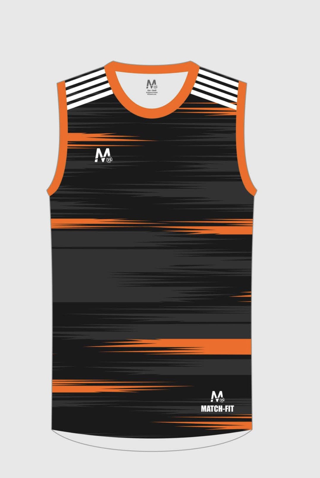 M15 Athletico Vest -Blk/Orange